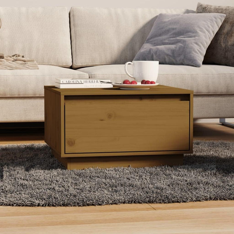 FIRBNUS 55x56x32 cm Couch Tisch Wohnzimmertisch Holz Beistelltisch Stilvollen Kleiner Tisch Wohnzimm