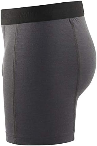 Blakläder 184717349835L Boxer Shorts "Xlight" Grösse 100Prozent Merino in Dunkelgrau/gelb, S
