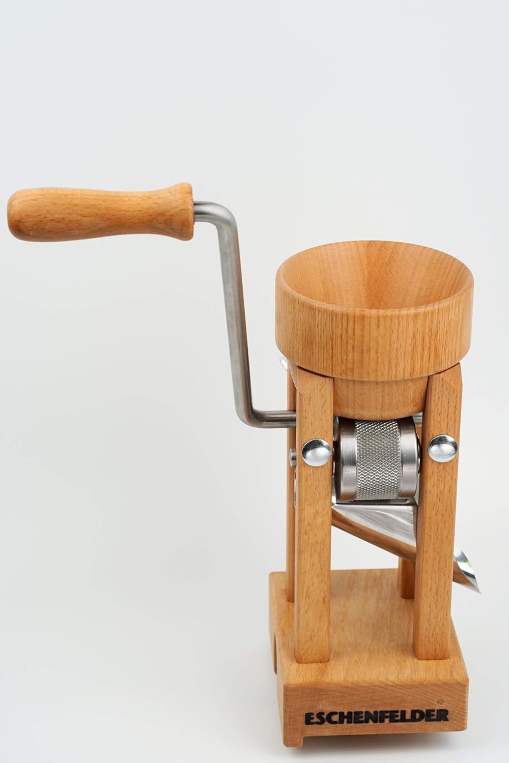 ESCHENFELDER Flockenquetsche | Flocker | Tischmodell mit Holztrichter | frische Haferflocken 20, 20