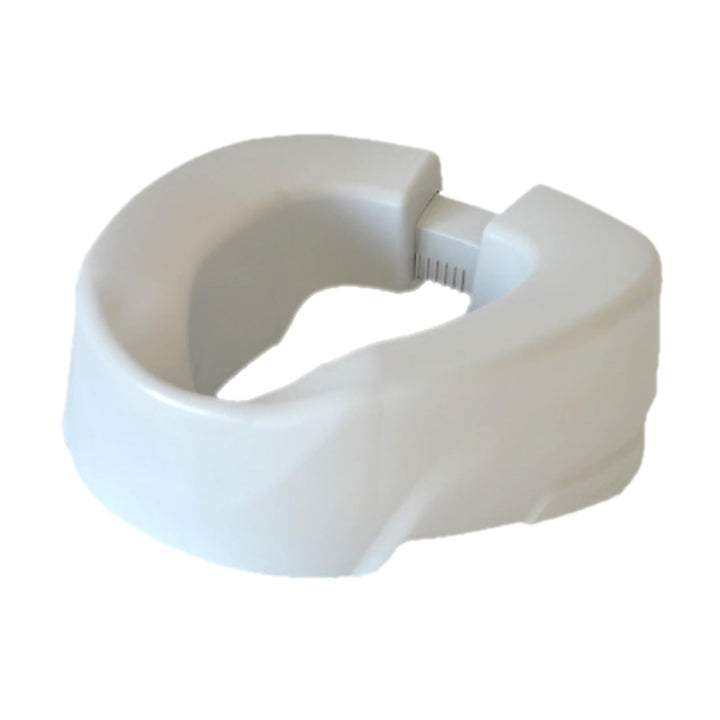 Toilettensitzerhöhung,Toilettensitz mit einstellbarer Breite,10cm Wc sitzerhöhung,150 kg Tragkraft,W