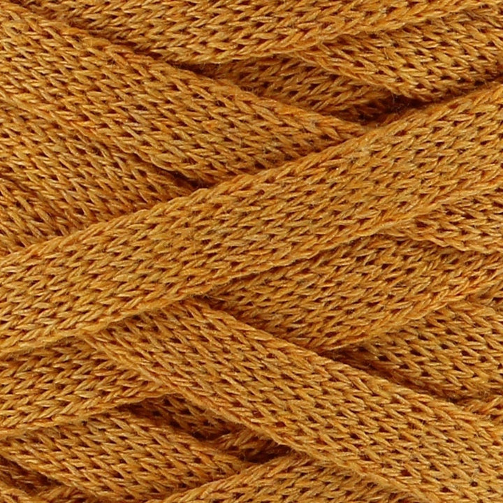 Hoooked Ribbon XL Bändchengarn Sparset aus 4 Rollen Wahl (Harvest Ocre), Harvest Ocre