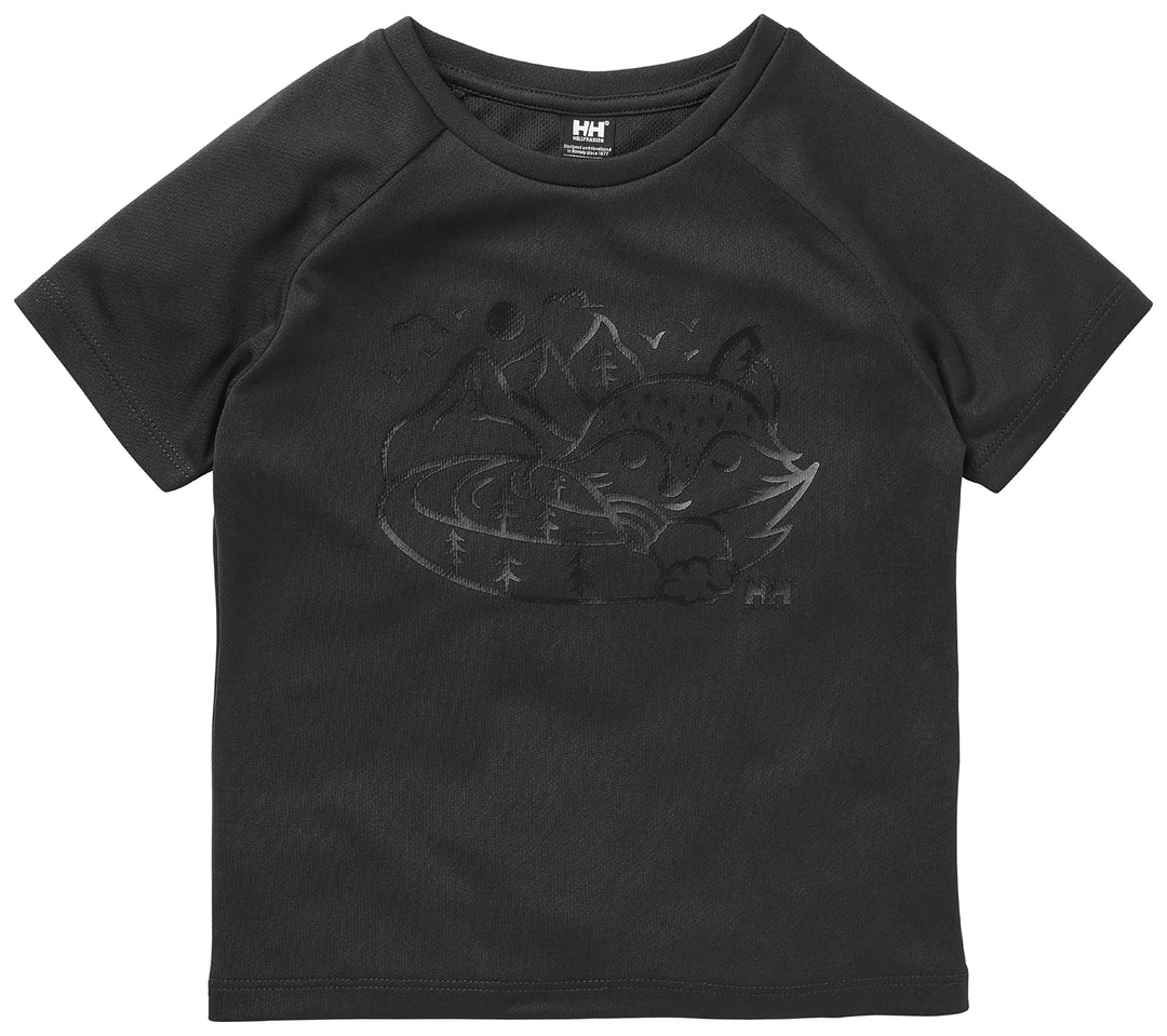 Helly Hansen Unisex Kinder Marka T-Shirt 98 990 Black, 98 990 Black
