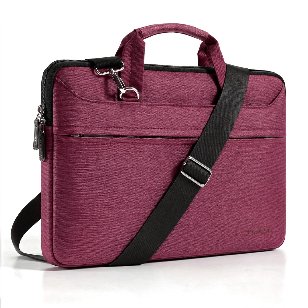 DOMISO 15-15,6 Zoll Wasserdicht Laptop Tasche Aktentasche Schultertasche Notebooktasche für 15.6" Le