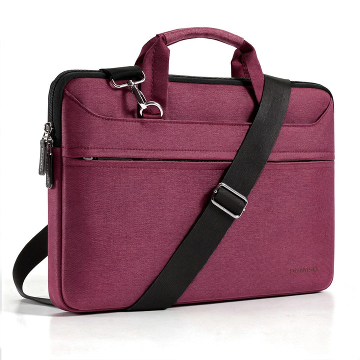 DOMISO 15-15,6 Zoll Wasserdicht Laptop Tasche Aktentasche Schultertasche Notebooktasche für 15.6" Le