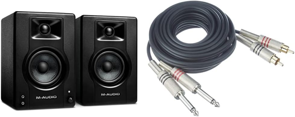 M-Audio BX3 3,5" Studio-Monitore High-Definition Monitor Lautsprecher Boxen für Recording und Multim