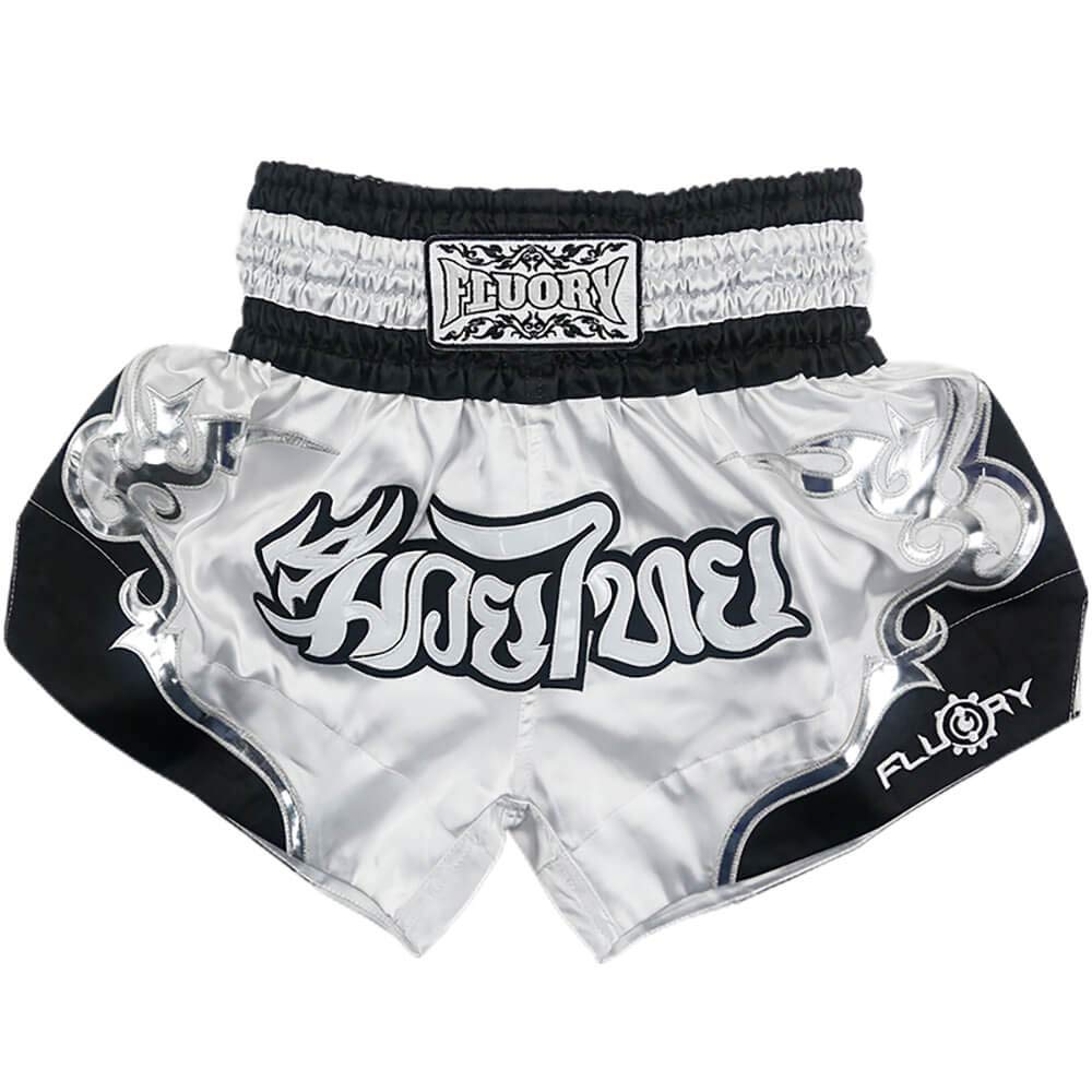 Fluory Muay Thai Shorts, reissfeste Boxshorts MMA Kampfkick Bekleidung für Männer Frauen Kinder Kamp