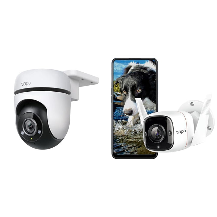 TP-Link Tapo C500 WLAN-Überwachungskamera für den Aussenbereich, 360 Grad, Auflösung 1080p, Bewegung