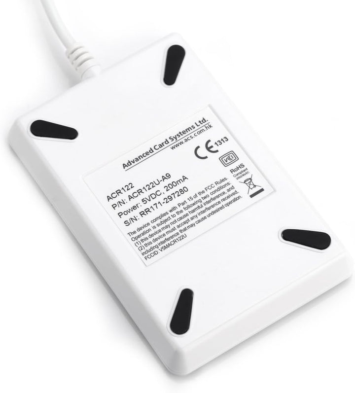 Chipkartenleser Ohne Kontakte, NFC RFID ACR122U ISO 14443A/B USB 2.0, 65 x 12,8 x 98 mm