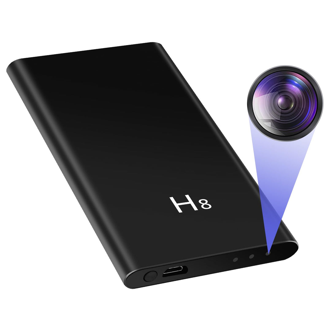Mini Kamera, 1080P HD Powerbank Kleine Kamera, 5000mAh Micro Videokamera Akku Kamera mit Gravitation