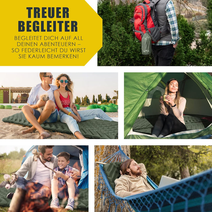 Isomatte Ultraleicht Outdoor Camping Matratze I 500g Isomatte Ultraleicht und extrem kompakte Schlaf