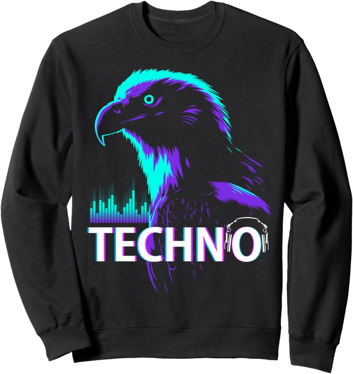 Techno Retro Adler Sweatshirt