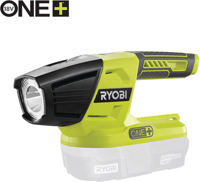 RYOBI - Kombination 4 Werkzeuge, 18 Volt, One+: Bohrmaschine + Stichsäge + Kreissäge + LED-Lampe + 2