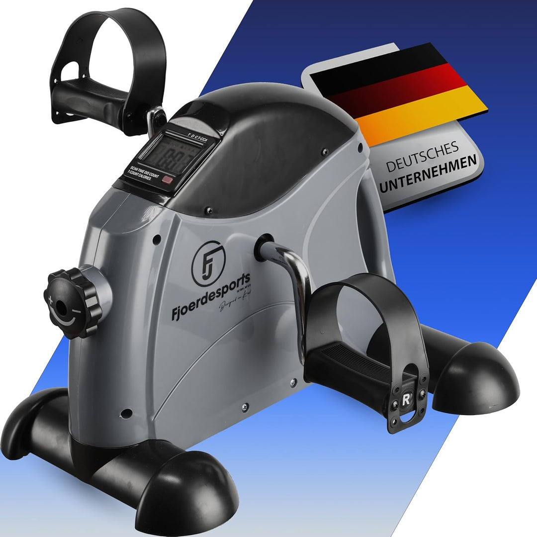 Fjoerdesports Mini-Heimtrainer, Arm- und Beintrainer, Bewegungstrainer, 2 in 1, mit Trainingsdisplay