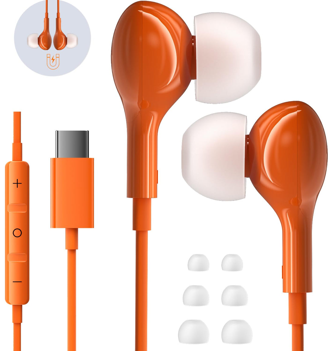 Kabel Kopfhörer USB C Anschluss für Samsung S26 Ultra S25 S24 A16 A56 Kopfhörer mit Kabel USB C In E