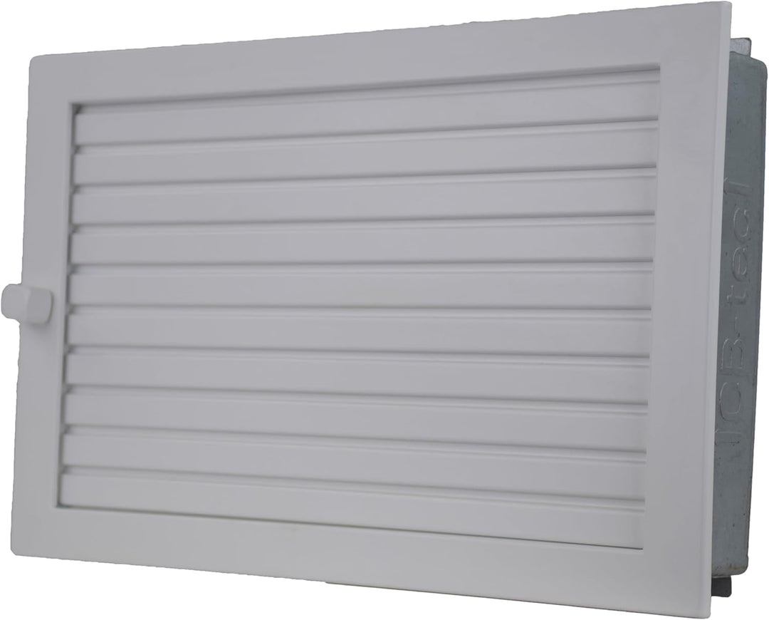 Lüftungsgitter Weiss Schwarz Warmluftgitter Kamin Ofen Gitter Regulierbar 45 x 23 cm Schwarz, 45 x 2