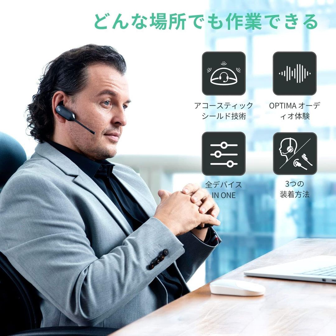Yealink WH63 Convertible DECT Wireless Headset UC, schwarz WH63 UC, WH63 UC