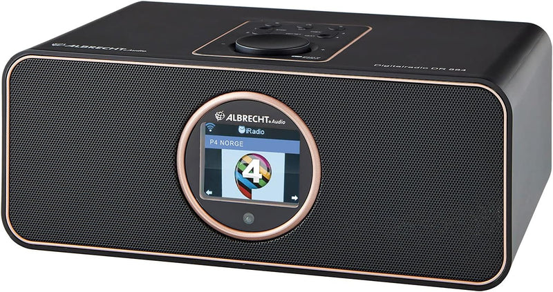 Albrecht DR 884 Kompaktanlage, 27884, Internetradio, Digitalradio, DAB+, UKW mit RDS, Bluetooth, USB
