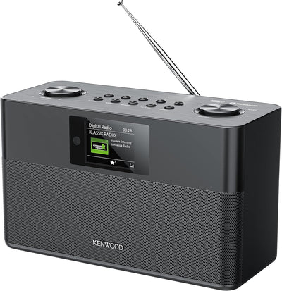 KENWOOD CR-ST80DAB-B Stereo-Kompaktradio (DAB+, UKW, Bluetooth, Line-In, Weckfunktion, Farbe