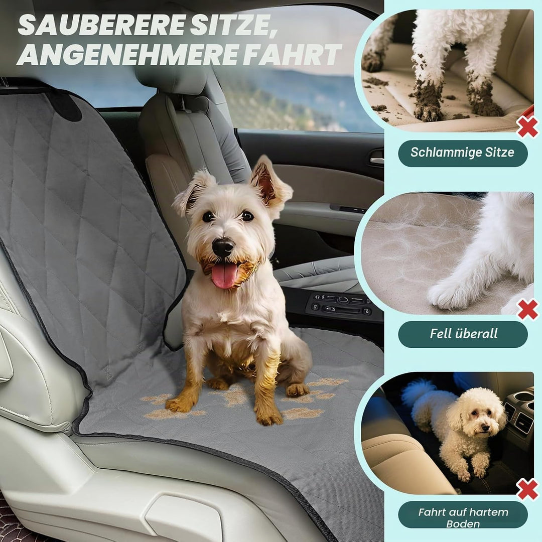 VIVAGLORY Sitzbezug für Hunde, Autositzschutz für Hunde, Autobezug für Haustiere, Vordersitzbezug, H