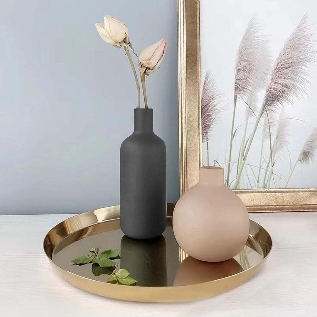 Smiletag Keramikvase für Dekoration, moderne Bauernhaus-Dekorvase, 3er-Set, neutrale kleine Vasen fü
