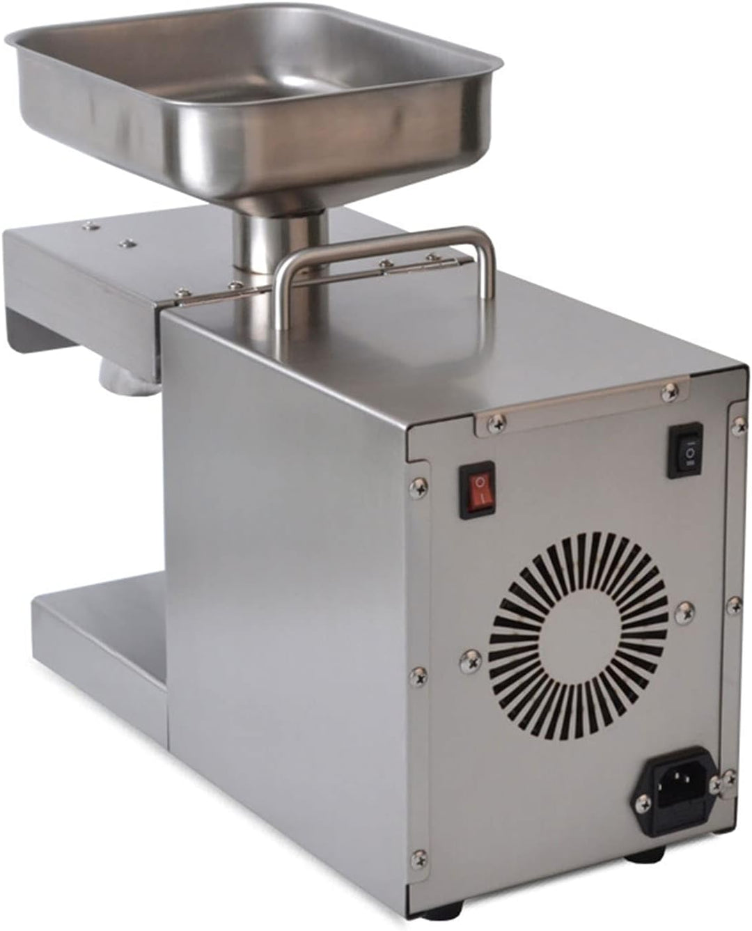 600W Edelstahl Automatische Heiss- und Kaltölpresse, Automatische Ölpresse 200℃ Erdnuss-Ölpresse mit