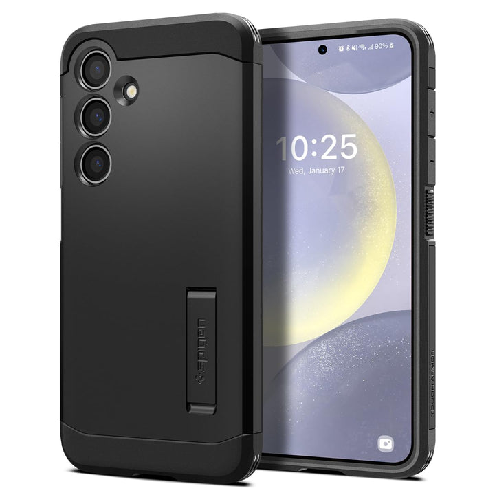 Spigen Tough Armor Hülle Kompatibel mit Samsung Galaxy S24 Plus -Schwarz S24 Plus Schwarz, S24 Plus