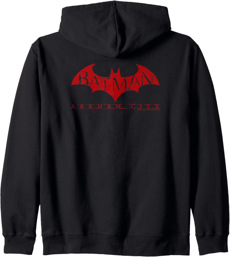 Batman: Arkham City Red Bat Kapuzenjacke