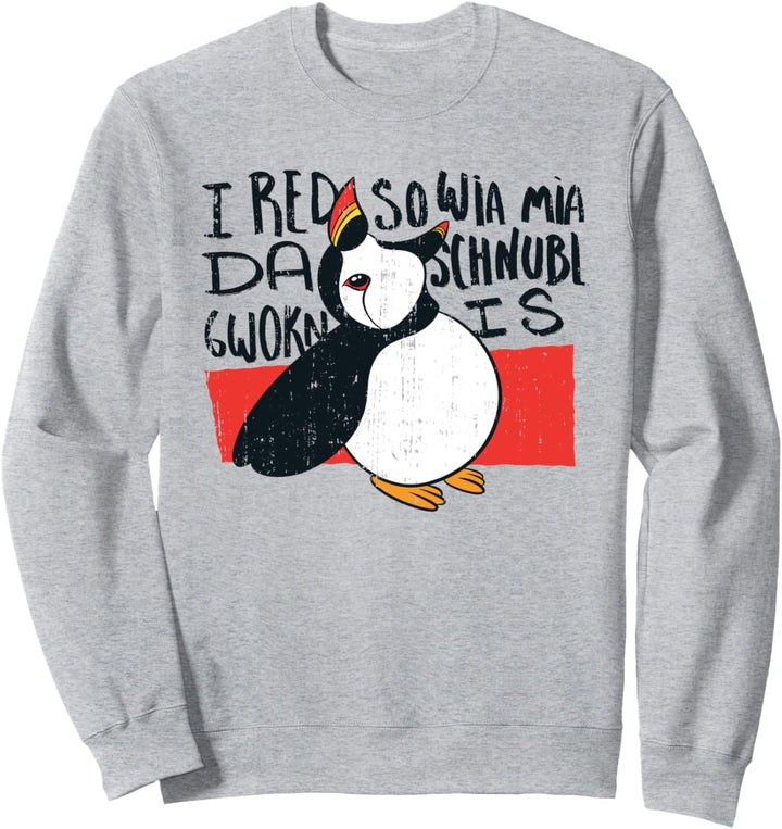 Papageientaucher Vogel Vögel Tier Papageitaucher Sweatshirt