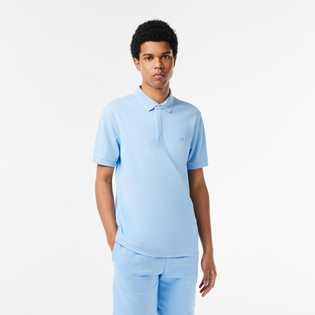 Lacoste Herren Polo-Shirt Kurzarm PH4012, Männer Polo-Hemd,2 Knopf,Slim Fit XS Blau (Panorama), XS B