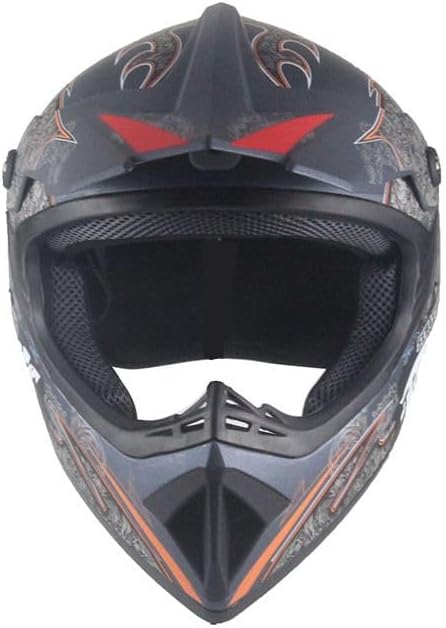 Kinder Crosshelm Mejia – Motorradhelm für Kinder, ABS-Schale, robuster Kinderhelm für Downhill, Quad