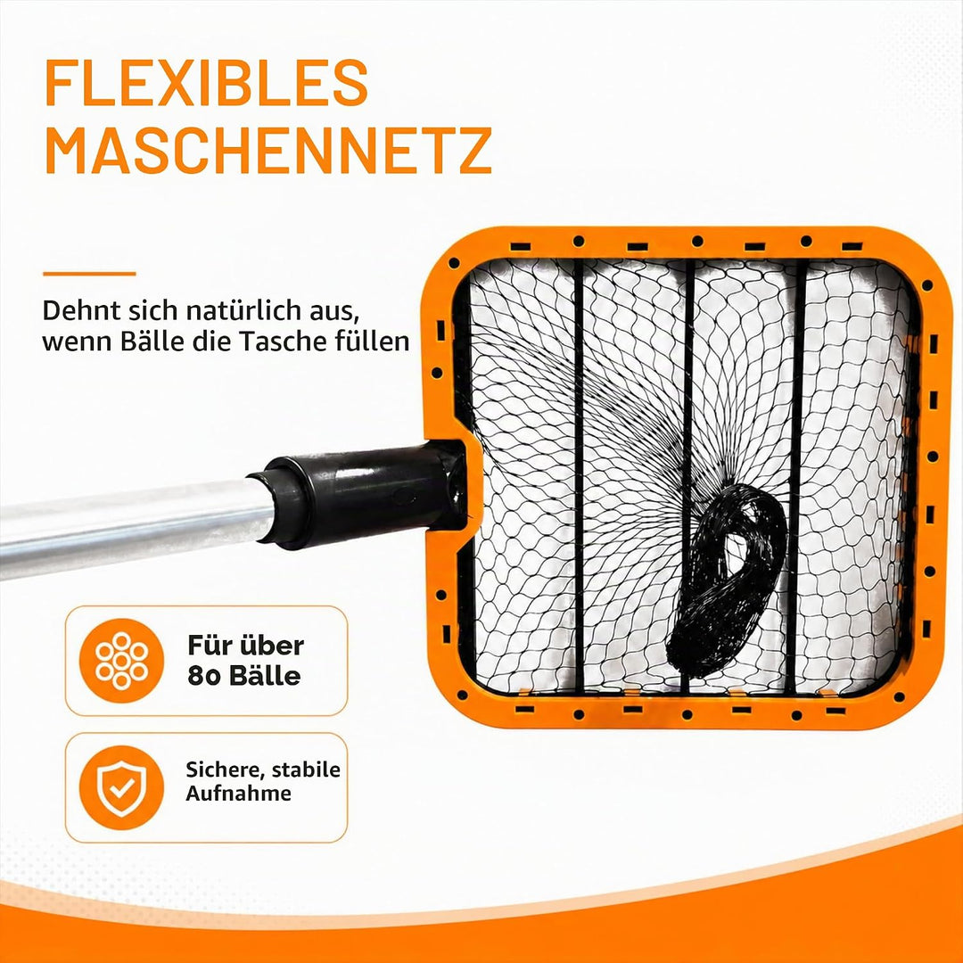 PICK 'N GO Tragbarer Ballpicker für Tischtennis, Ping Pong