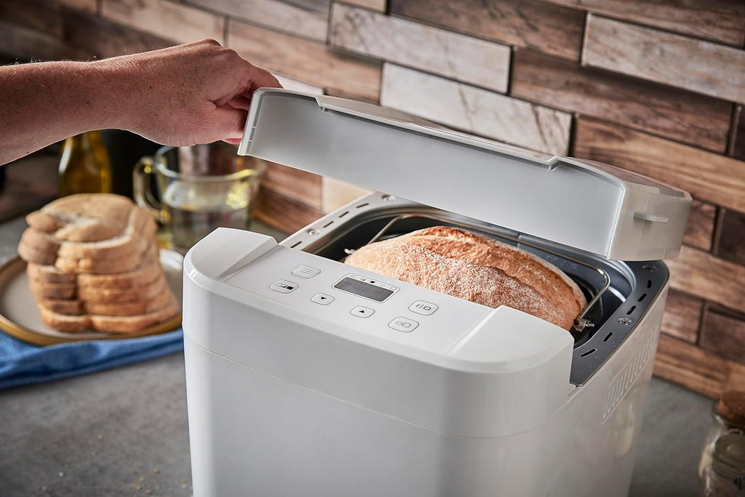 Russell Hobbs Brotbackautomat [12 Programme, 3 Bräunungsstufen] Kompakt (Timer, 750 &amp; 1.000 g, Warmh