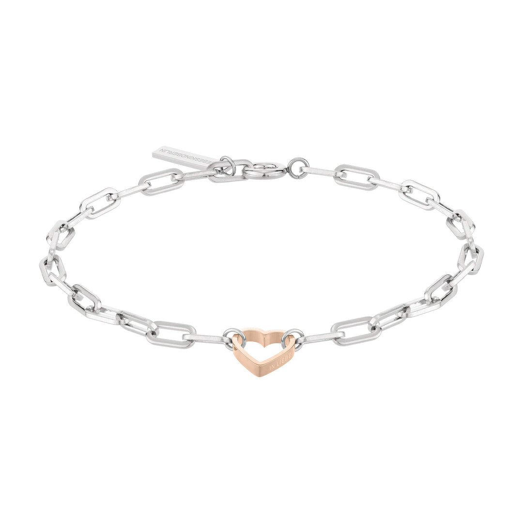 Liebeskind Berlin Damen-Handketten Edelstahl, Single