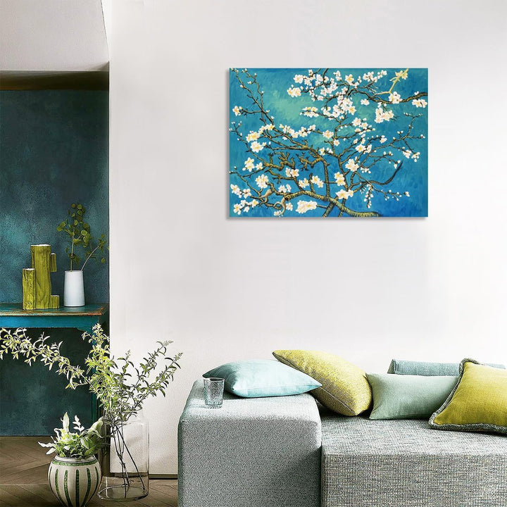 Fokenzary Hand Painted Oil Painting on Canvas Vincent Van Gogh Classical Irises Reproduction Wall De