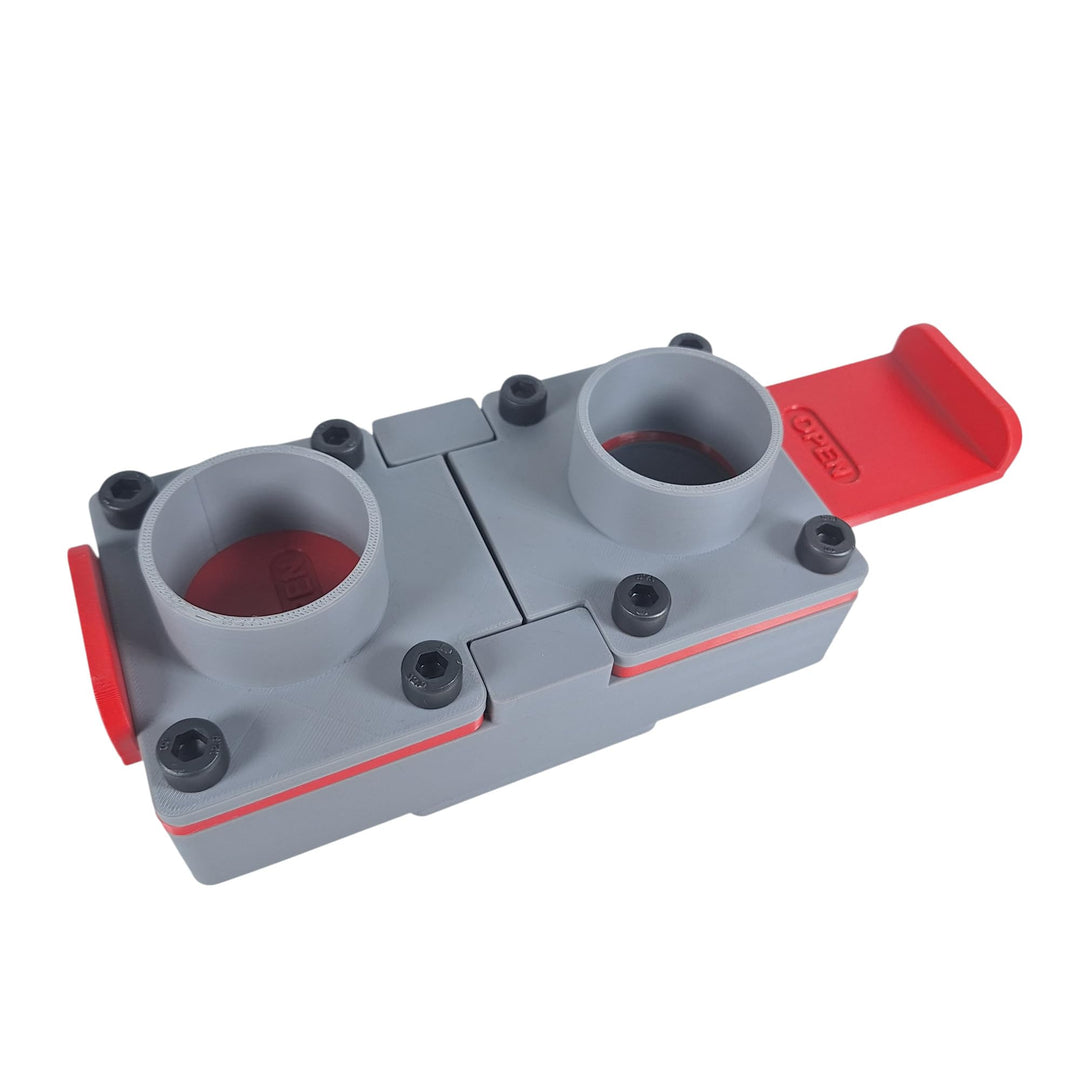 GENERISCH 2/3 Wegeventil für Absauganlage | Durchmesser 50mm | BlastGate DN 50 mit manuellem Sperrsc
