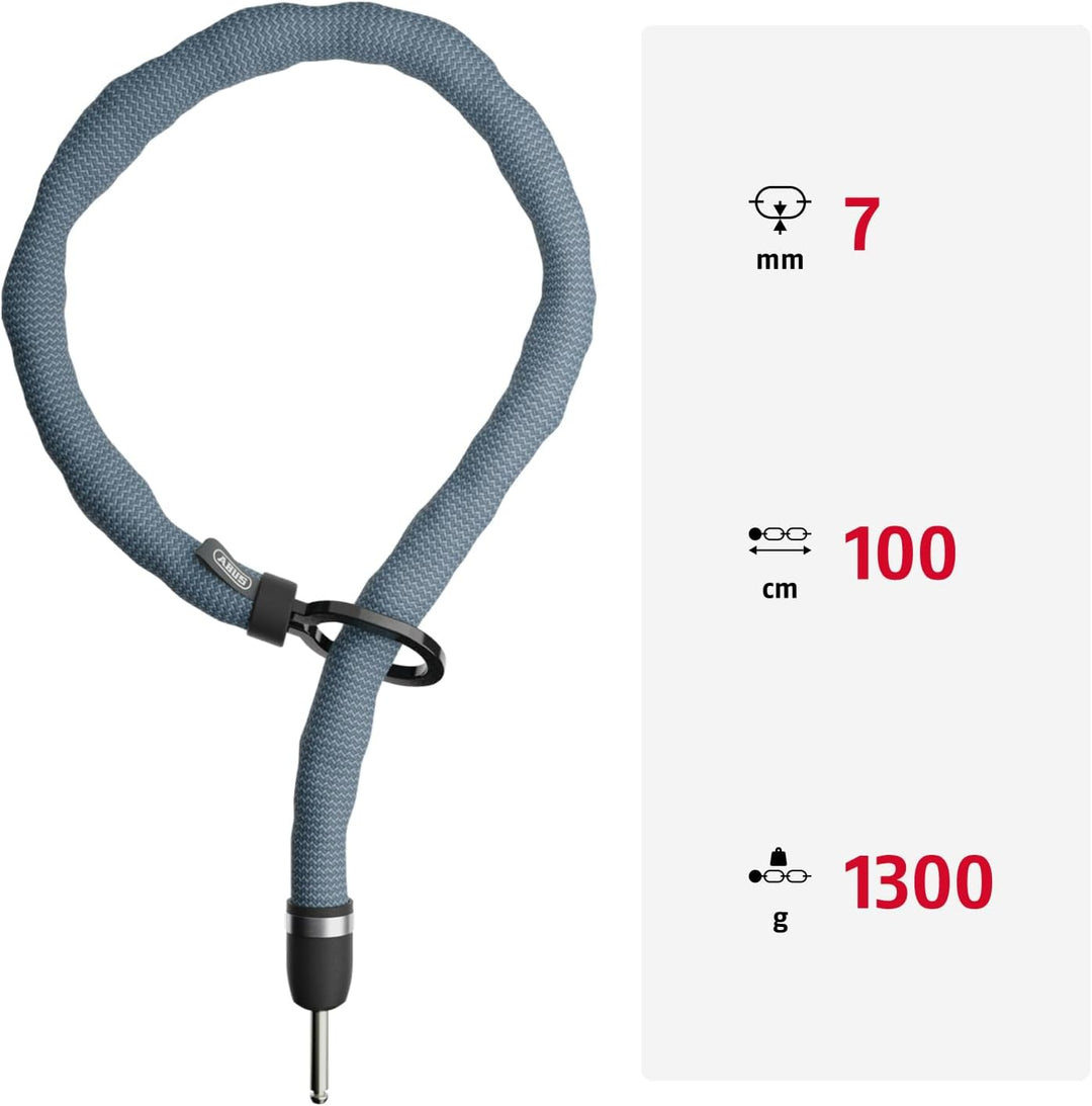 ABUS Einsteckkette Adaptor Chain Superior 7KS passend zum Rahmenschloss oder zur Alarmbox 2.0-7 mm S