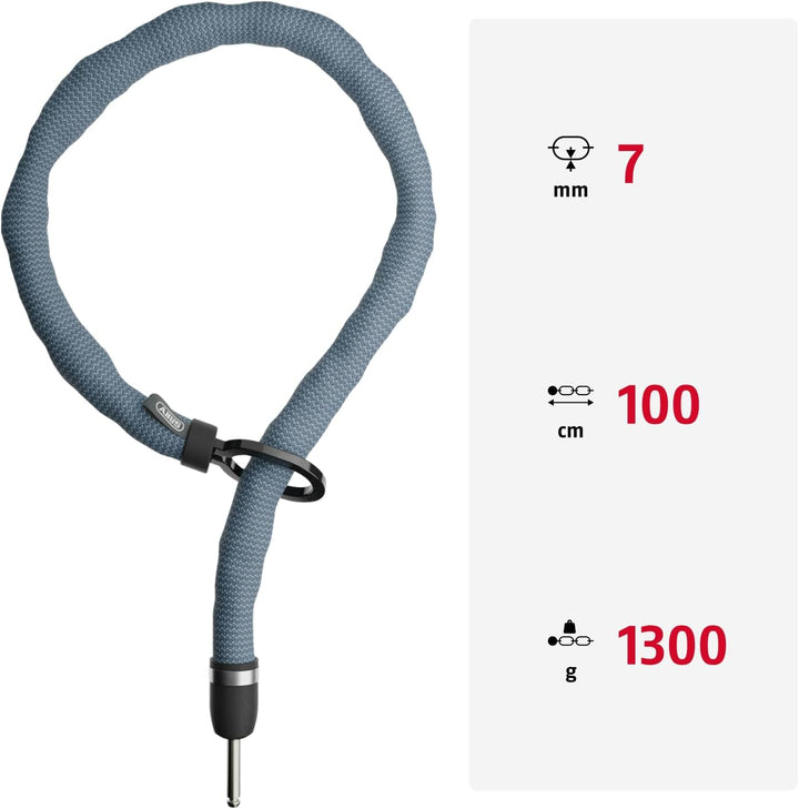 ABUS Einsteckkette Adaptor Chain Superior 7KS passend zum Rahmenschloss oder zur Alarmbox 2.0-7 mm S
