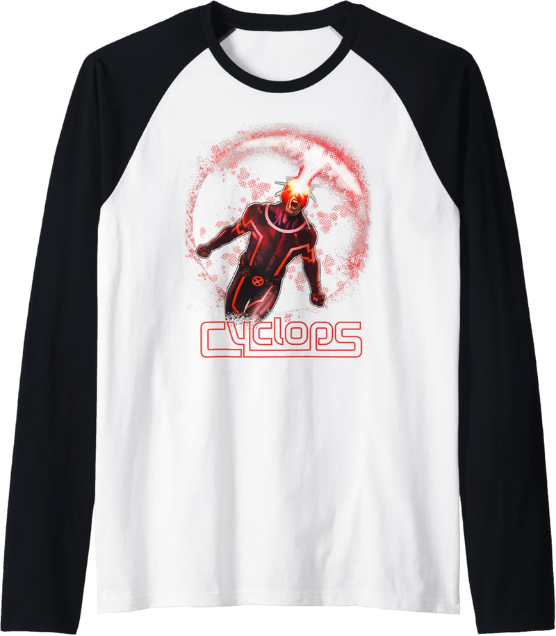 Marvel X-Men Cyclops Red Circle Raglan