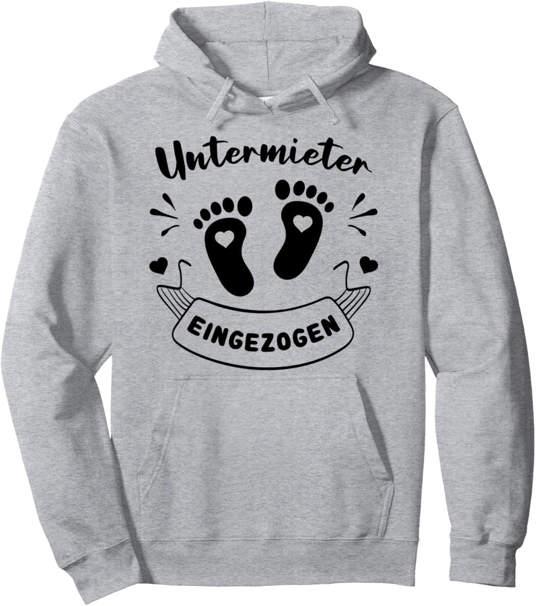 Schwanger Untermieter Eingezogen Werdende Mutter Baby Pullover Hoodie