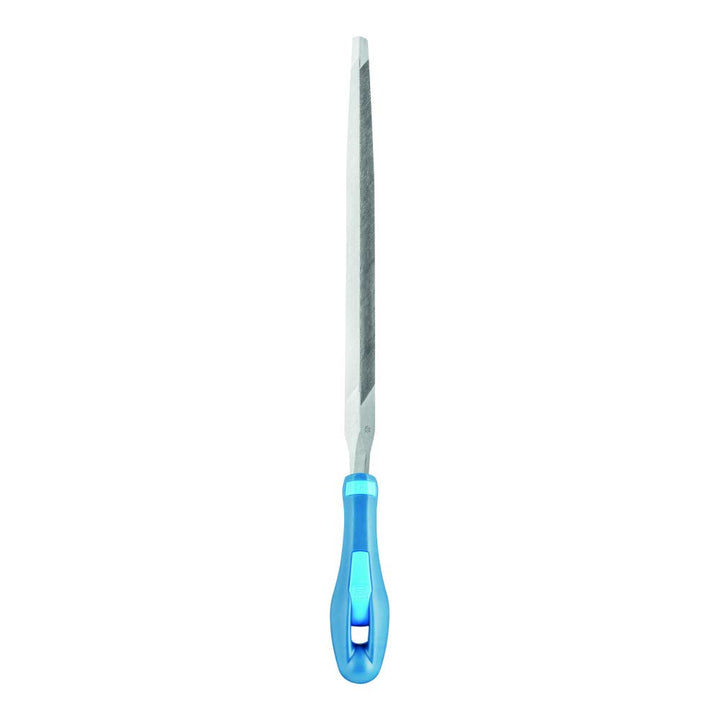 PFERD TOOLS Dreikant-Sägefeile normal, 150mm, dreieckige, spitz zulaufende Feile, Einhieb 2 auf drei