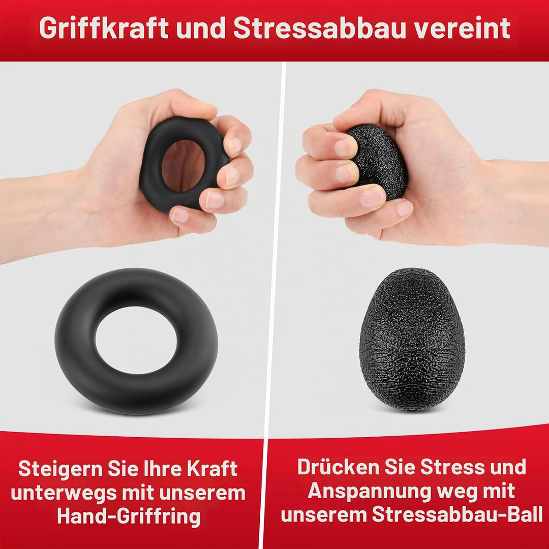 Griffstärke-Tester & -Trainer von Tilcore - Wiederaufladbarer Handgelenkdynamometer mit Handgelenkve