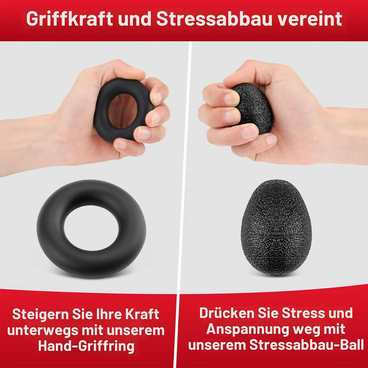 Griffstärke-Tester & -Trainer von Tilcore - Wiederaufladbarer Handgelenkdynamometer mit Handgelenkve