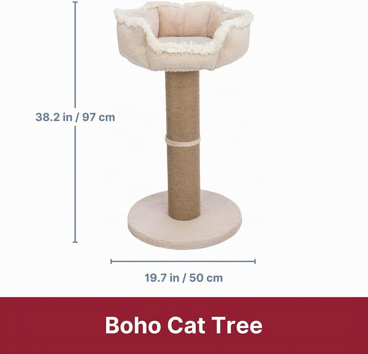 Kratzbaum Boho, Beige, 83 cm, beige