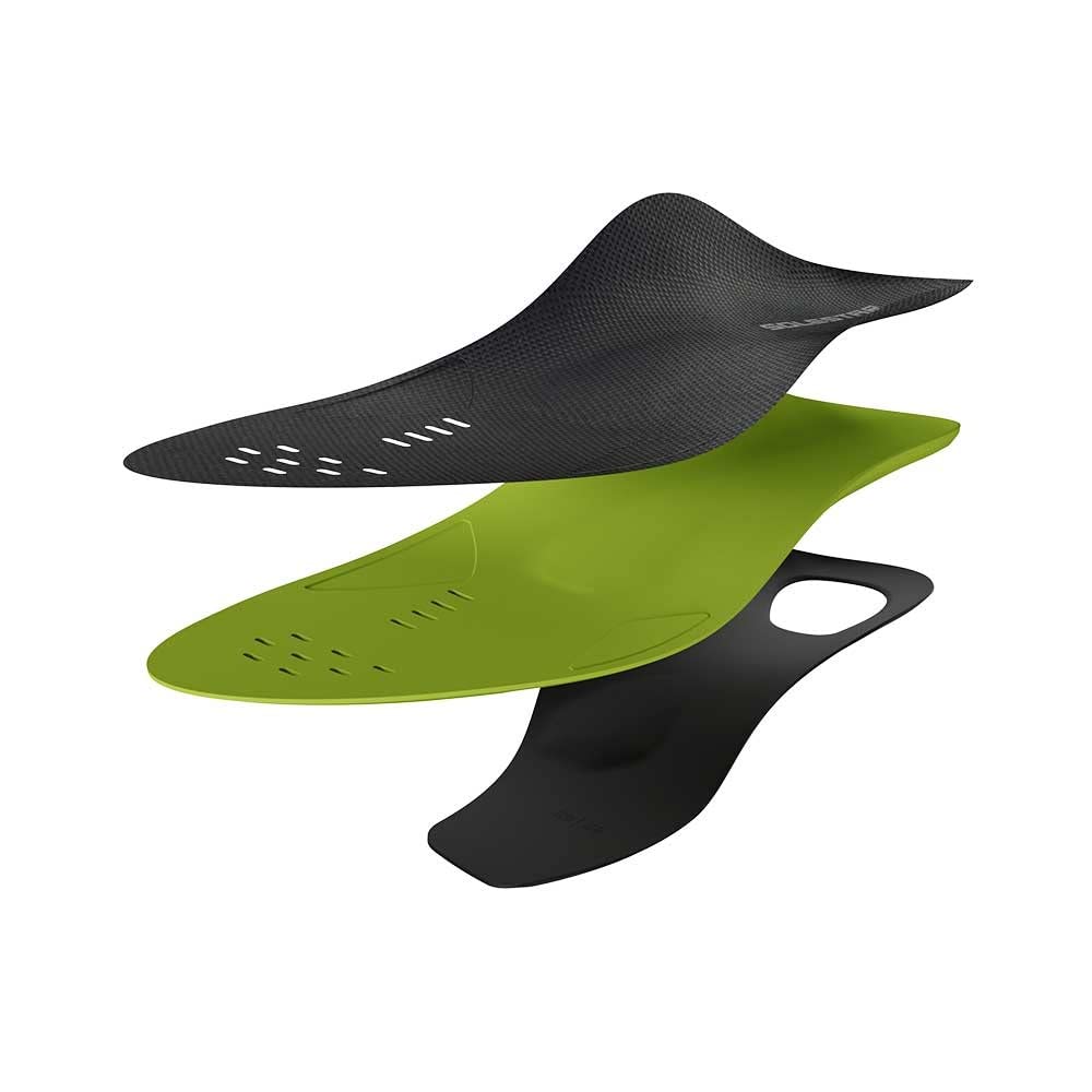 IP Pro Solestar-Einlegesohlen – 42/43 Schwarz / Grün 42/43, Schwarz / Grün 42/43