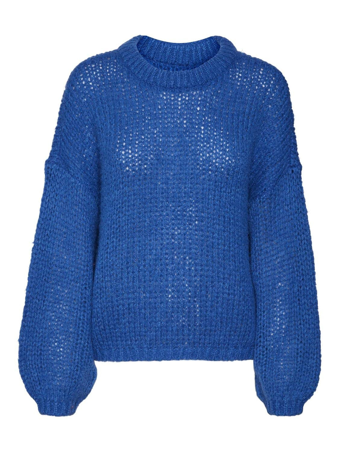 VERO MODA Damen Vmada Ls O-Neck Ga Noos Pullover XS Beaucoup Blue, XS Beaucoup Blue