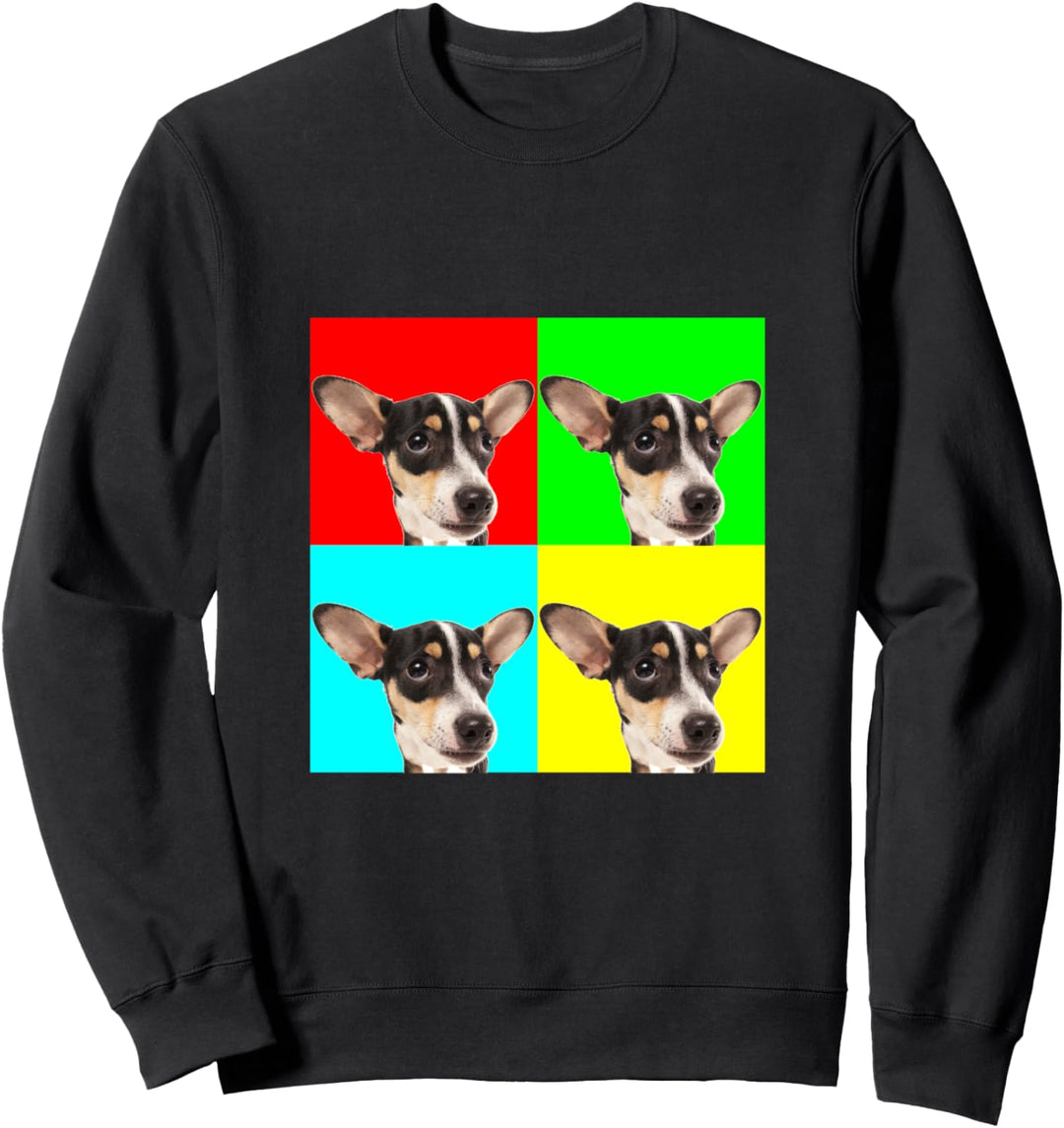 Pop Art Dog Rat Terrier Sweatshirt