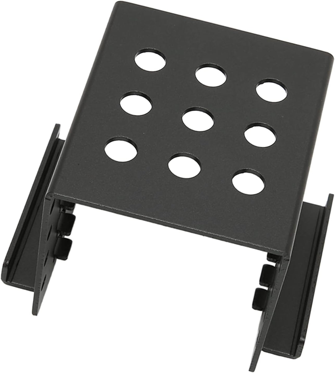 Bewinner 2,5-Zoll-HDD-SSD-Montagehalterung mit 4 Einschüben, 2,5-Zoll-FestplattenFach aus Aluminium,