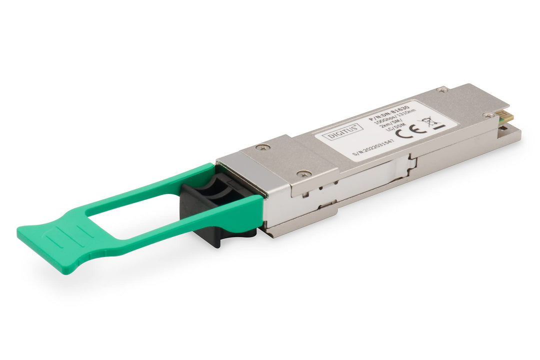 DIGITUS 100 Gbit/s QSFP28 CWDM4 Modul - optischer Transceiver - Vier Kanäle Voll-Duplex - Single-Mod