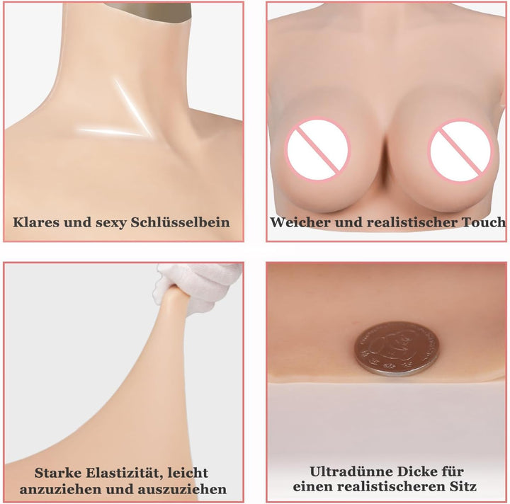 CYOMI Silikon Brüste Brustformen Brustprothese Künstliche Brust Realistische Haut Brustplatten für C