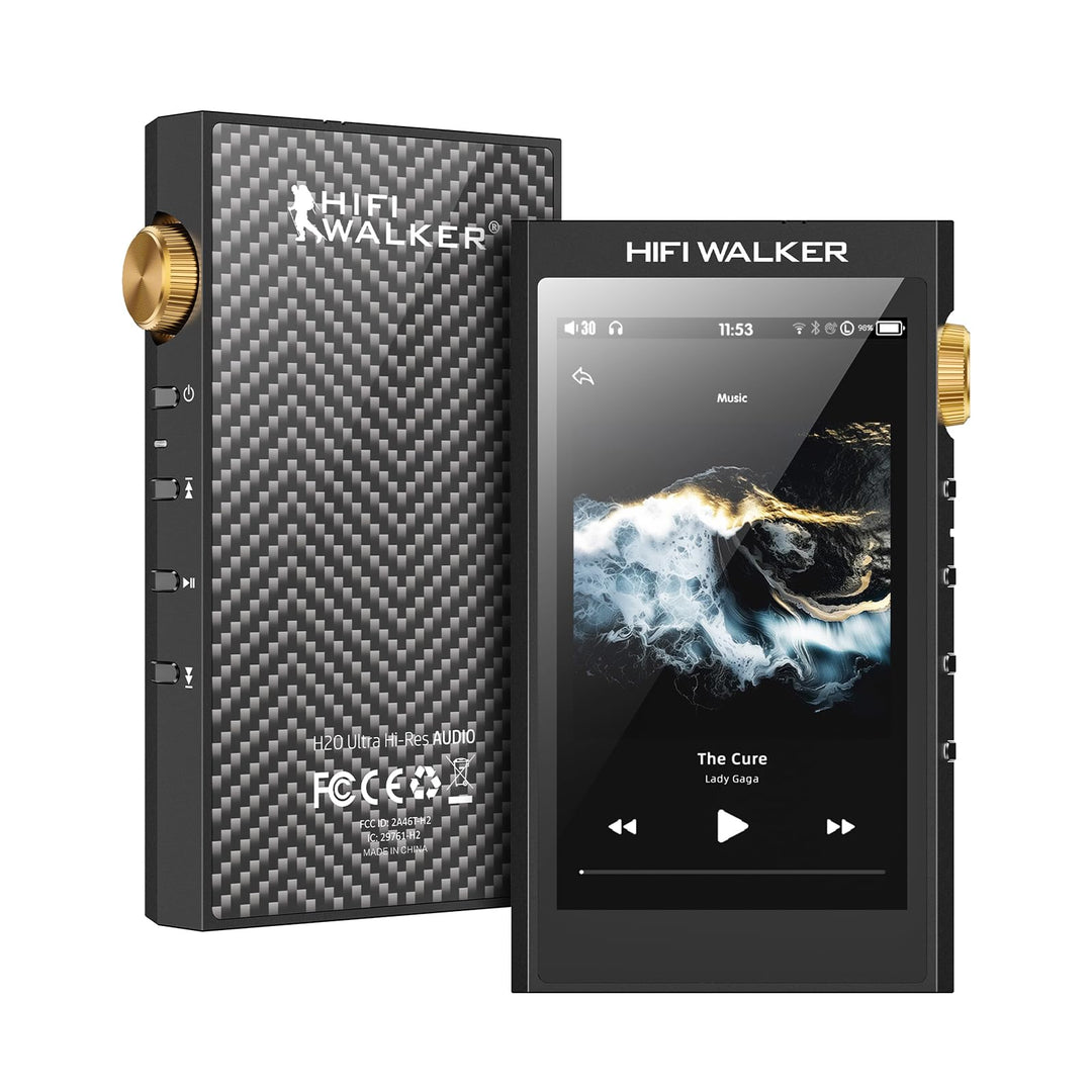 HIFI WALKER H20 Ultra HiFi MP3 Player mit Bluetooth 5.1, ES9038Q2M DAC, 32bit/192kHz, DSD, 4-Zoll-To